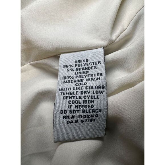 Eliza J‎ Shift Dress NWT Size 8 Bell sleeves Chevron Retro - Picture 13 of 13